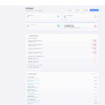 Hlavní dashboard CRM systému pro stavební firmu — přehled zakázek, faktur a docházky