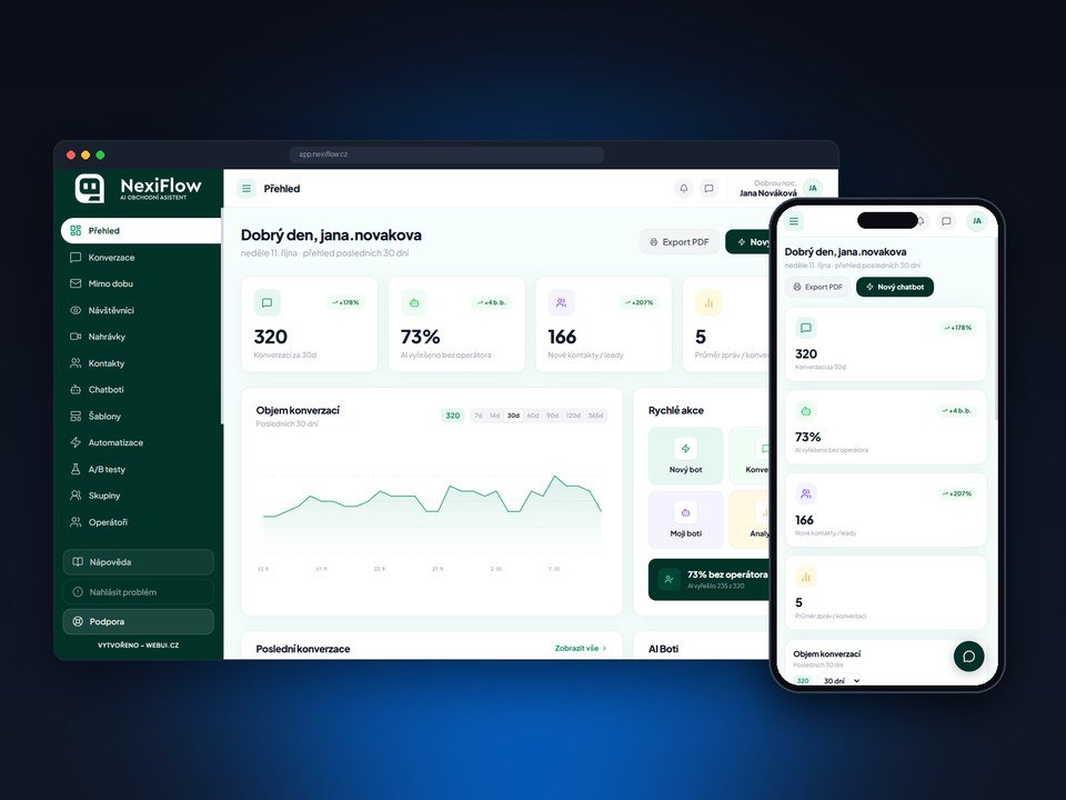 NexiFlow – přehled aplikace