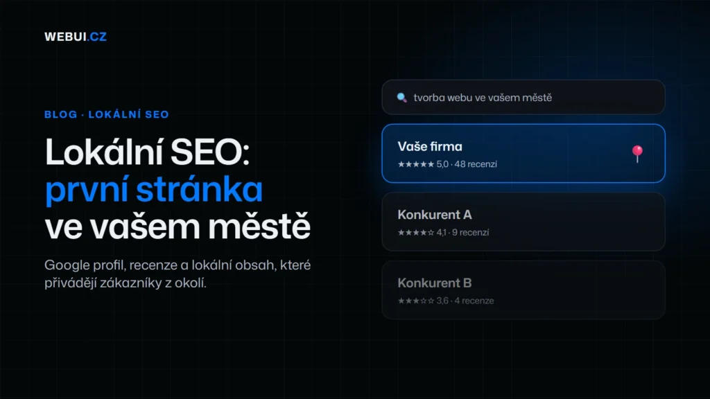 Náhled článku: Lokální SEO: jak se dostat na první stránku ve svém městě